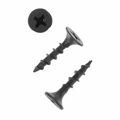 Саморезы черные 3,5х16 мм (50 шт) шурупы по дереву.