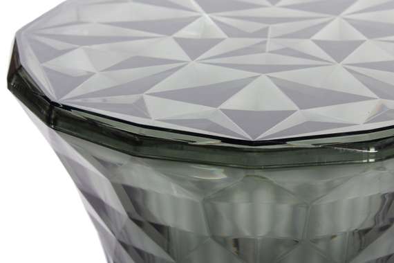 Дымчатый прозрачный табурет Stone | Marcel Wanders | Купить в Hallberg.ru