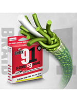 Леска плетеная 91 BRAID зеленый 150 м 0.104 мм 4,9 кг