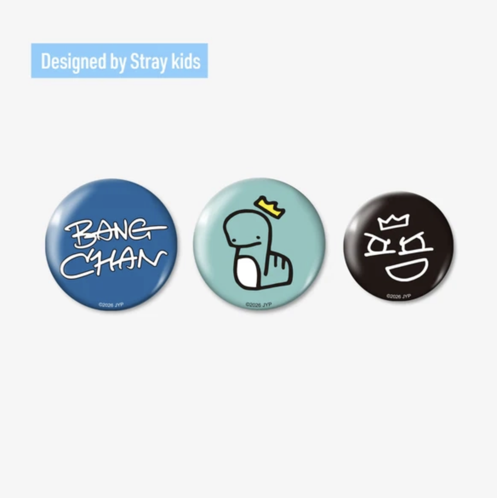 Мерч Stray Kids - [RUN IT JAPAN] BADGE SET (значки)