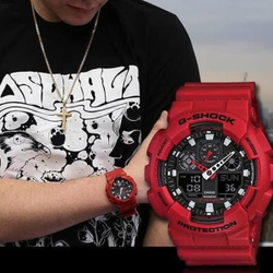 Часы G-SHOCK 3D GA-100B-4ADR, GA-100B-4ADR