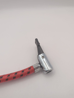 Шланг подкачки насоса/компрессора 60см, М8, с алюминиевым наконечником без клапана