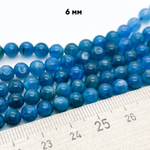 Апатит, диаметр 5,9-6,1 мм, цена за 33-34 шт (1/2 нити)