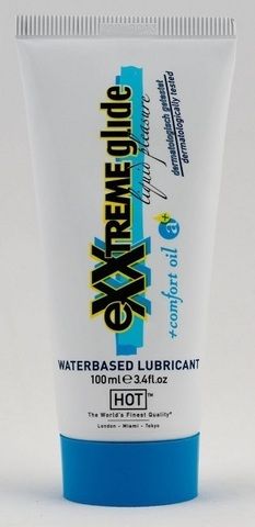 Анальная смазка на водной основе Exxtreme Glide, 100 мл.
