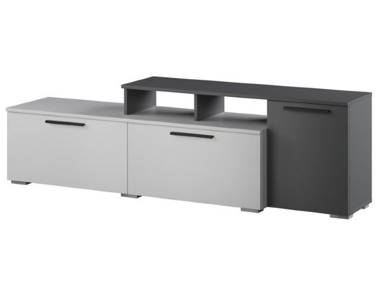 Тумба-ТВ АЛЬБЕРО малая графит серый