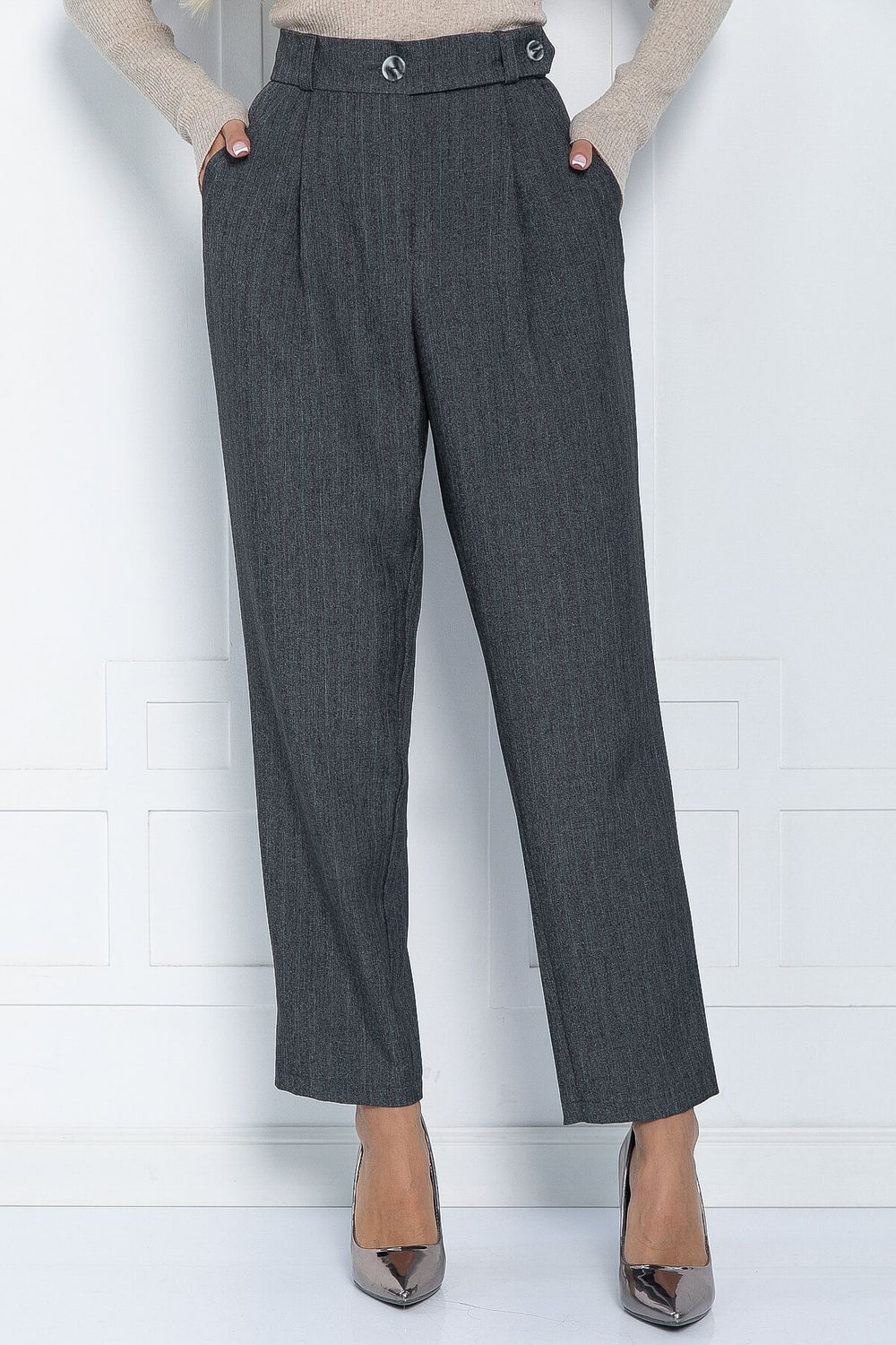 Брюки Счастливая встреча (серые) Б11437 LT Collection