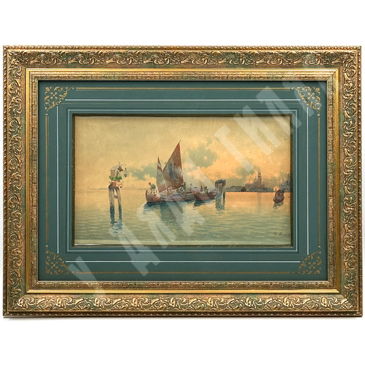 Арколин В. Венеция. Вид на Сан-Джорджо-Маджоре. Венеция. конец XIX века