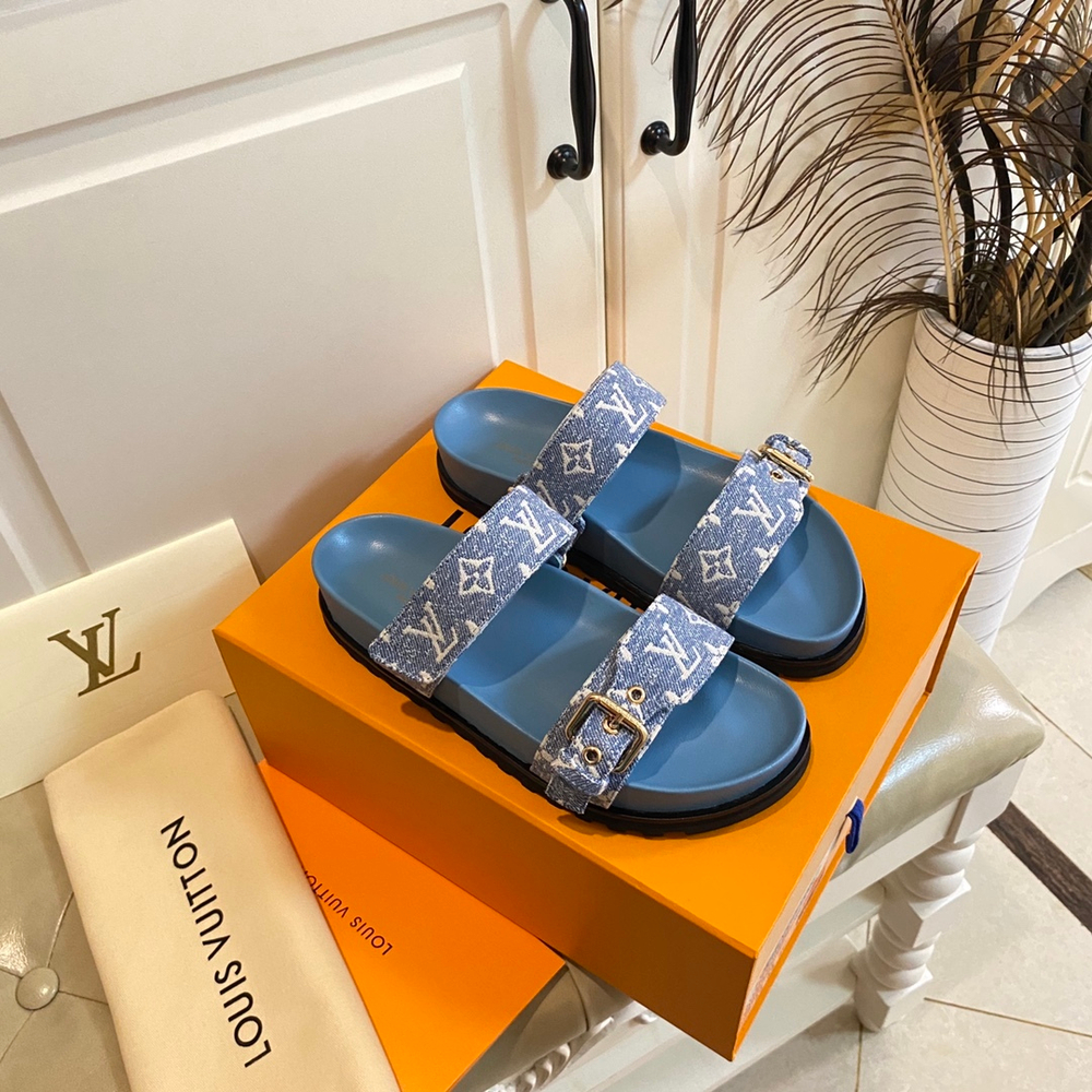 Louis Vuitton Bom Dia Flat Comfort Mule