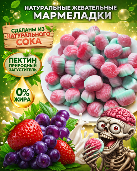 Мармелад жевательный "Мозг"