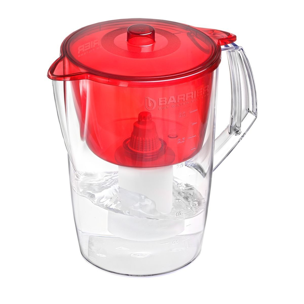 Фильтр-кувшин Барьер, Лайт, 1 ступ, 3 л, рубин