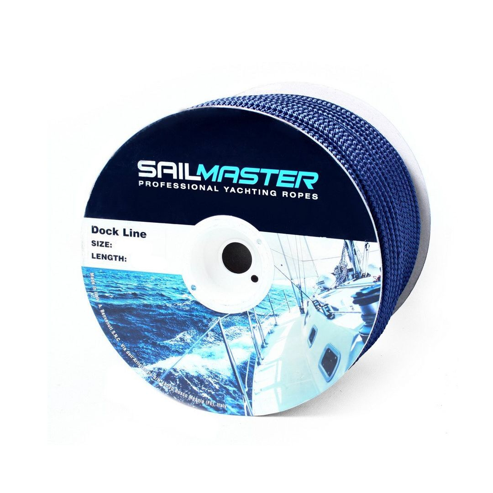Швартовый трос (шнур)Dock line 12,0 мм,100 м, еврокатушка