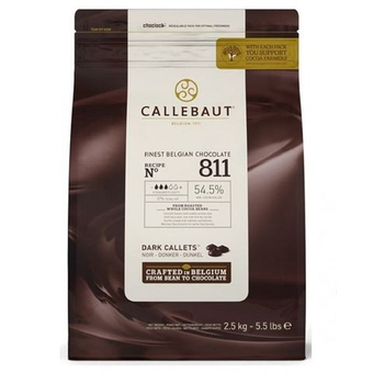 Шоколад темный Callebaut 54,5 % 2,5 кг