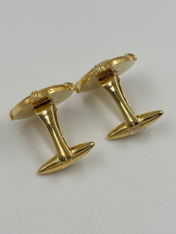 Запонки чёрные с парусником Wedgwood