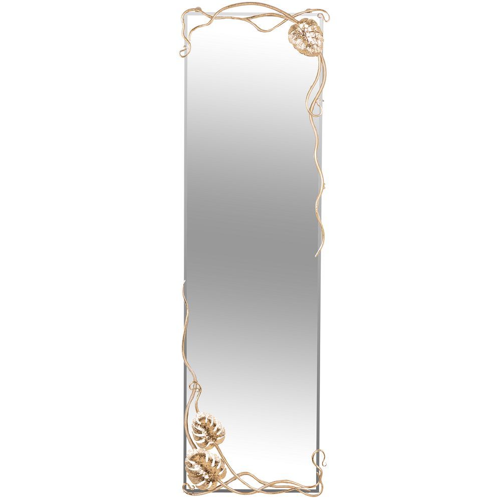 Зеркало настенное Monstera Deliciosa (Монстера) 140 Айвори Мраморное золото