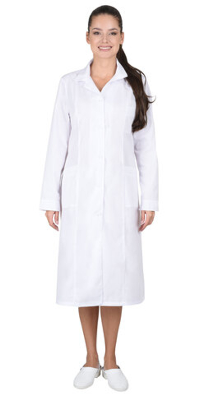 Халат женский белый классический
