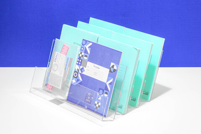 Подставка для тетрадей, журналов, блистерных упаковок 4-х секционная