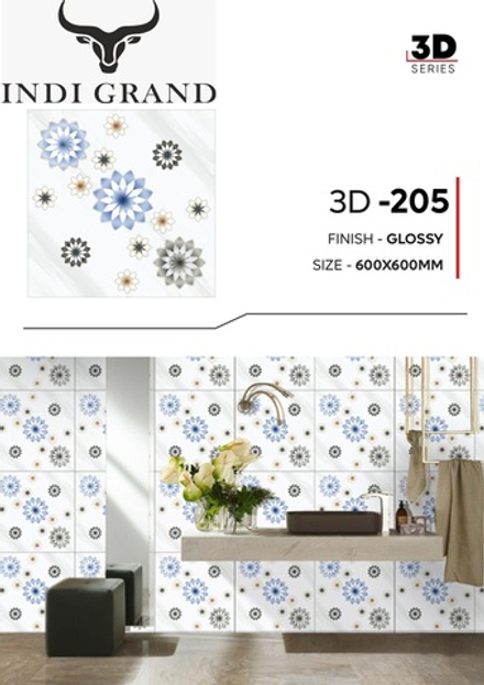 Керамогранит 3D 60х60 glossy - 205