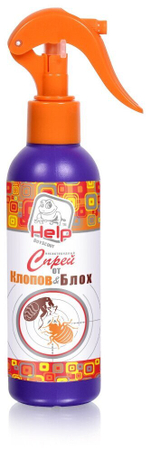 СПРЕЙ HELP ОТ КЛОПОВ И БЛОХ ИНСЕКТИЦИДНЫЙ 200МЛ 80224