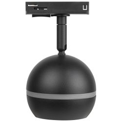 Трековый светильник однофазный ЭРА TR47 - GX53 BK под лампу GX53 черный | Однофазные светильники под лампу