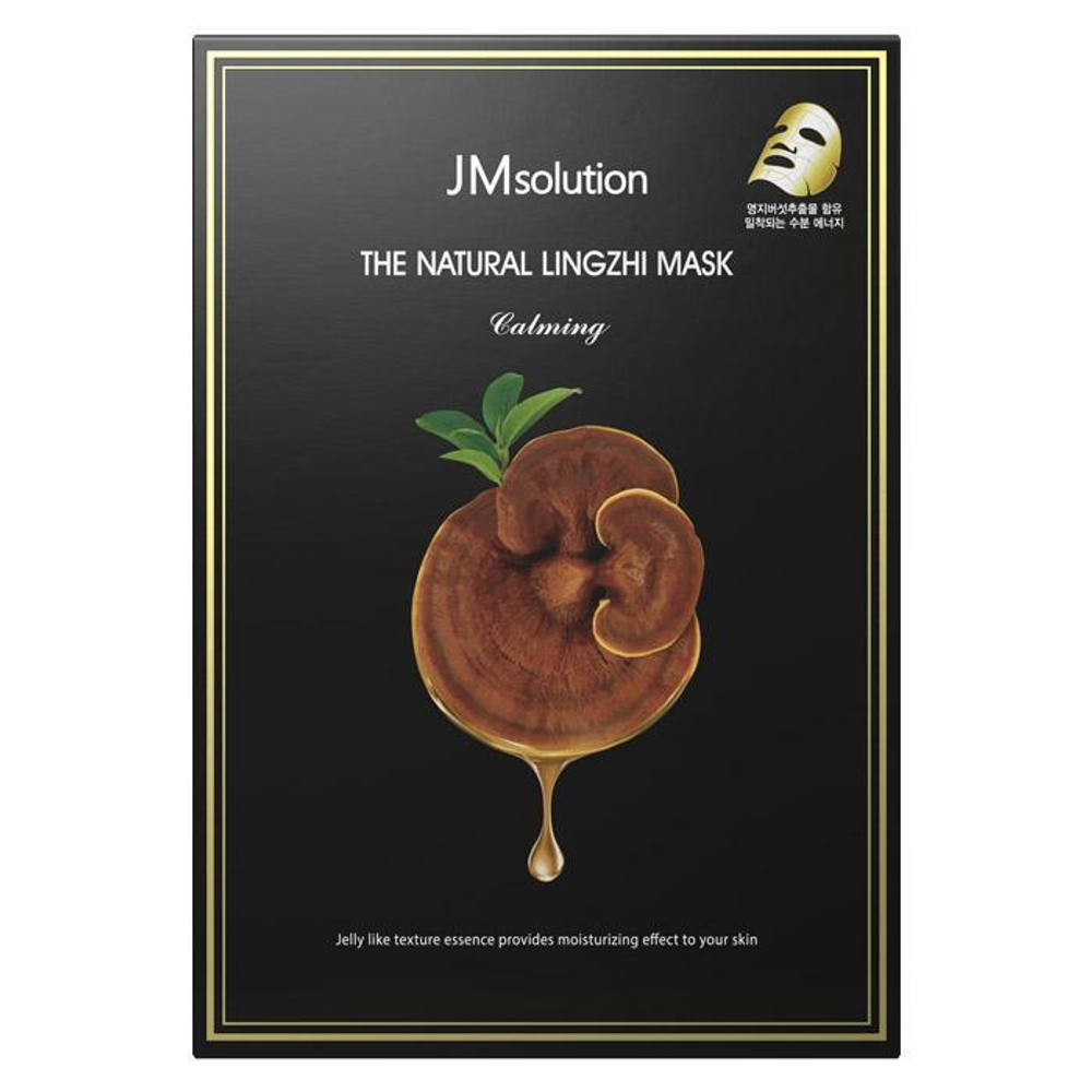 JMsolution The Natural Lingzhi Mask Calming успокаивающая тканевая маска с экстрактом гриба Линчжи