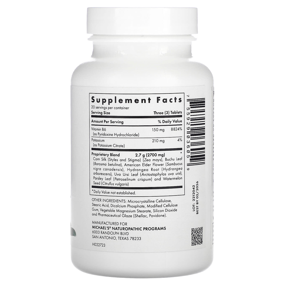 Michael's Health, Water Balance Factors, 60 вегетарианских таблеток