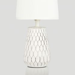 Настольная лампа Rivoli Bertha 7071-502 1 * Е14 40 Вт керамика белая | Настольные лампы Rivoli