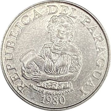 5 гуарани 1980 Парагвай