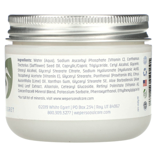 White Egret, сыворотка с гиалуроновой кислотой и витамином C, 59 мл (2 жидк. унции)