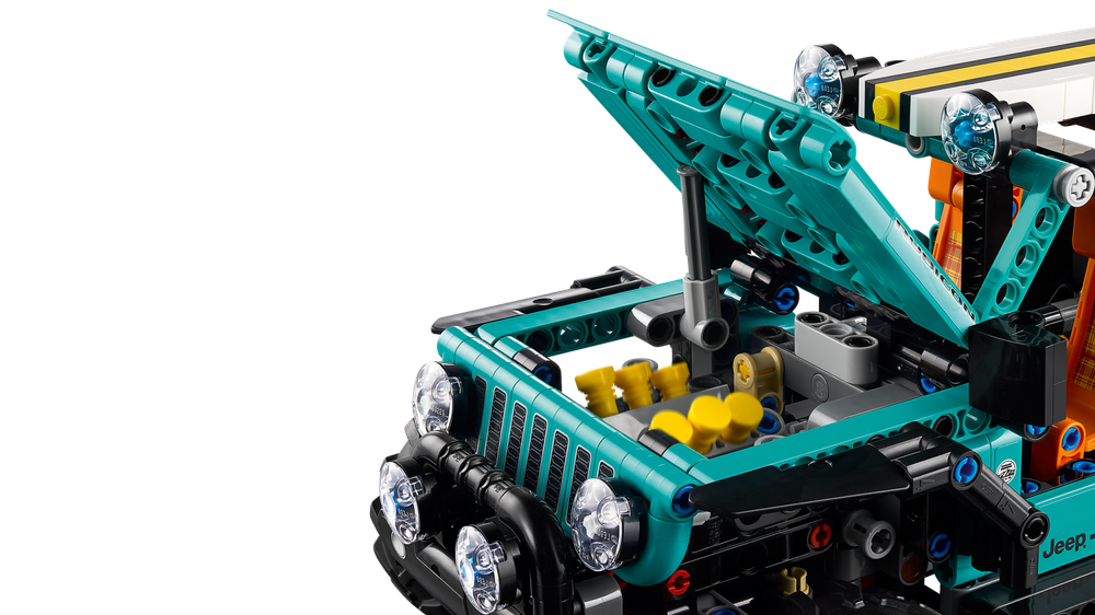 Конструктор Лего Техник Внедорожник джип 42227 | LEGO Technic Jeep Wrangler Rubicon 1063 детали 9+