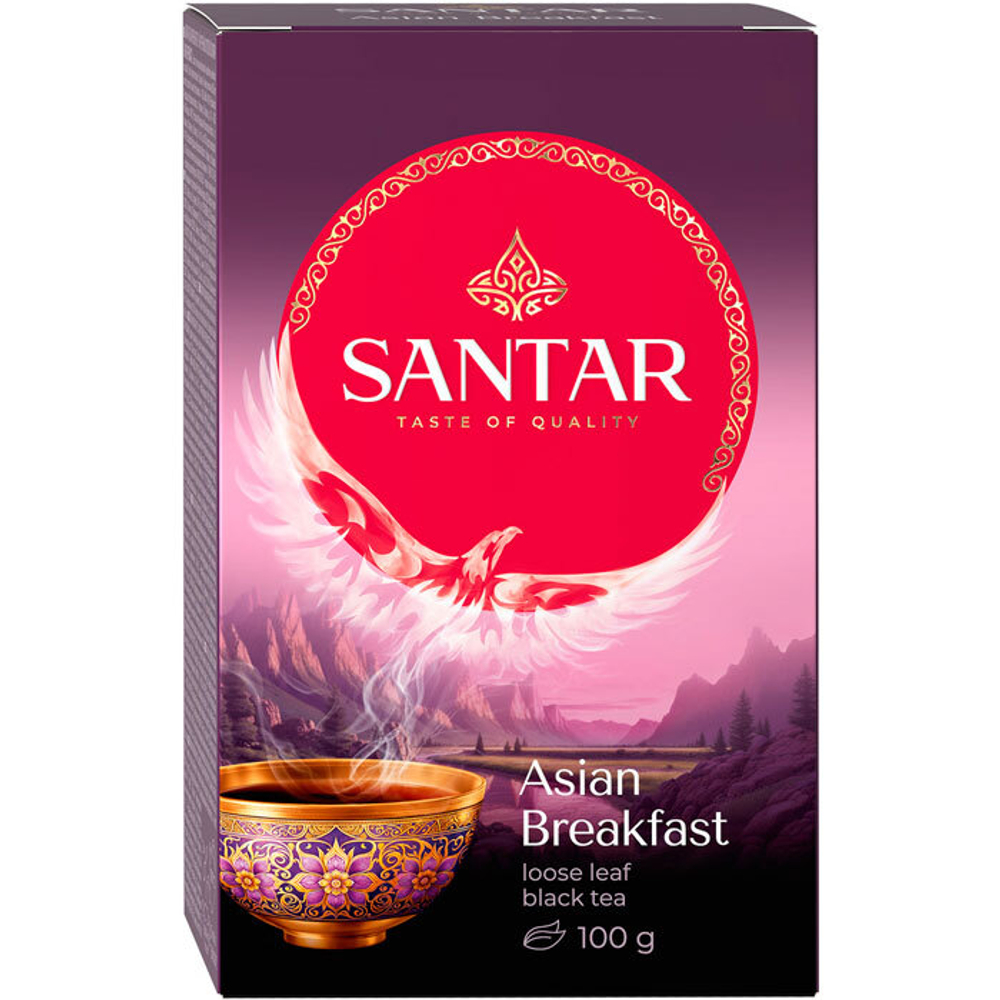 Чай SANTAR Азия Брекфаст черн.лист круп. 100гр 1424
