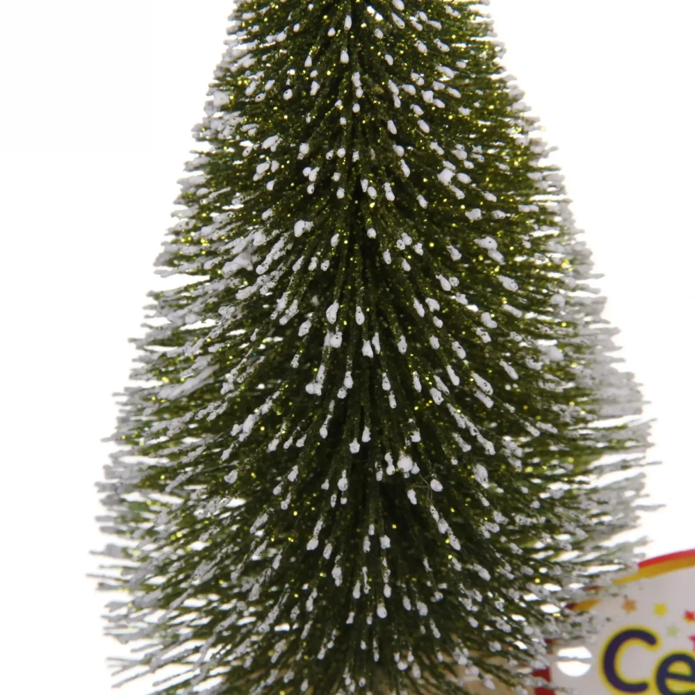 Ёлка декоративная «Сказочное сияние» 15 см, Травяной