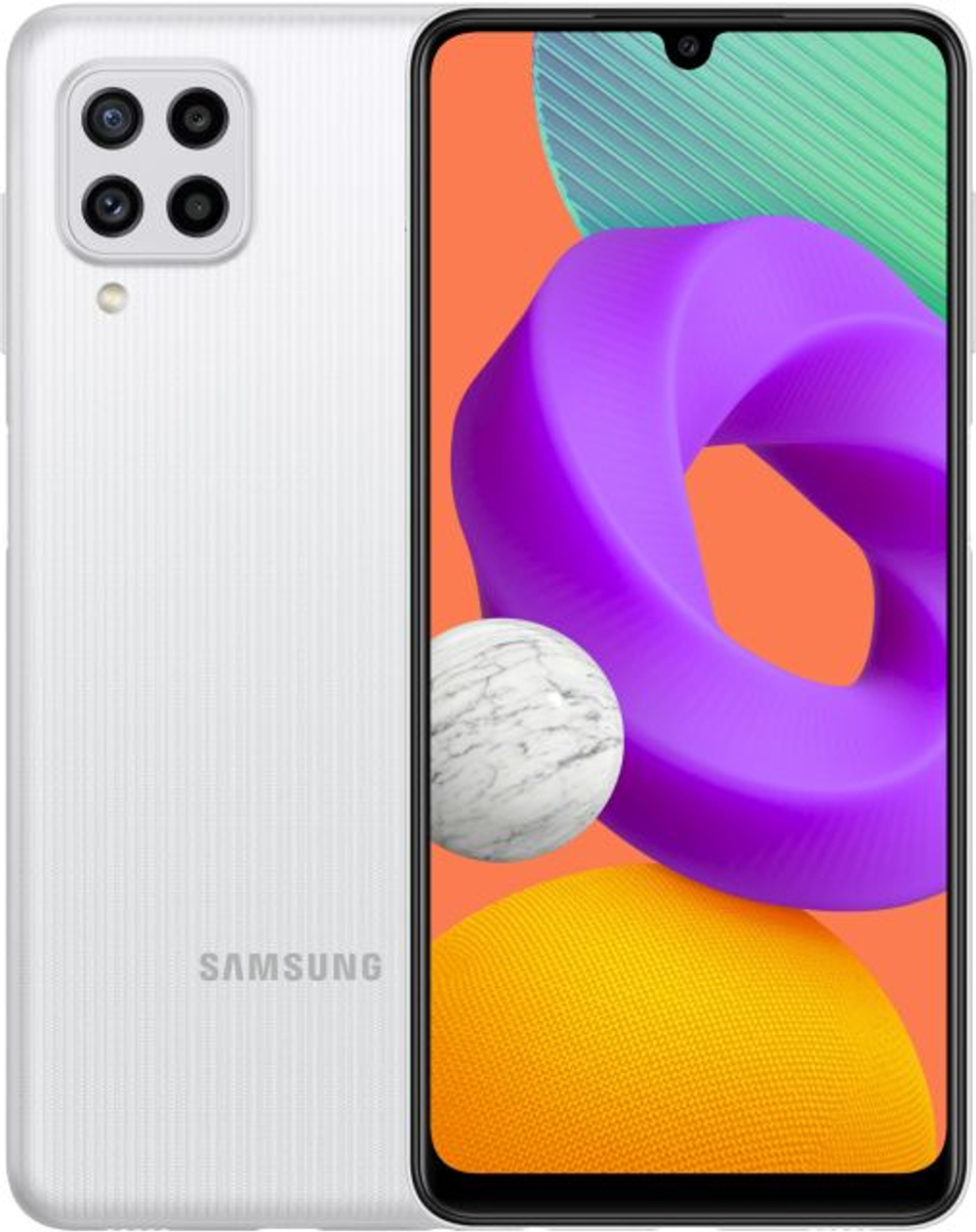Смартфон Samsung Galaxy M22 4/128Gb White (SM-M225FZWGSER) (4G LTE)