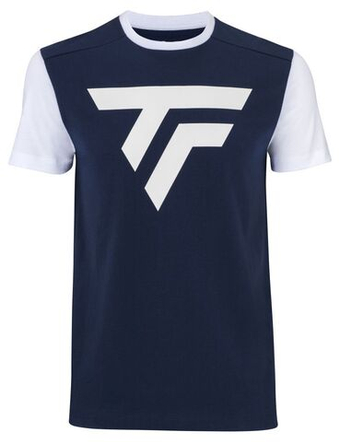 Футболка для мальчика теннисная Tecnifibre Club Tee Junior - небесный