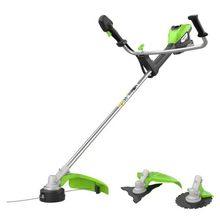 Триммер аккумуляторный GREENWORKS TB201H 82V, 2,0 кВт, 46 см, б/щ, АКБ 8Ач и ЗУ 2112407UH