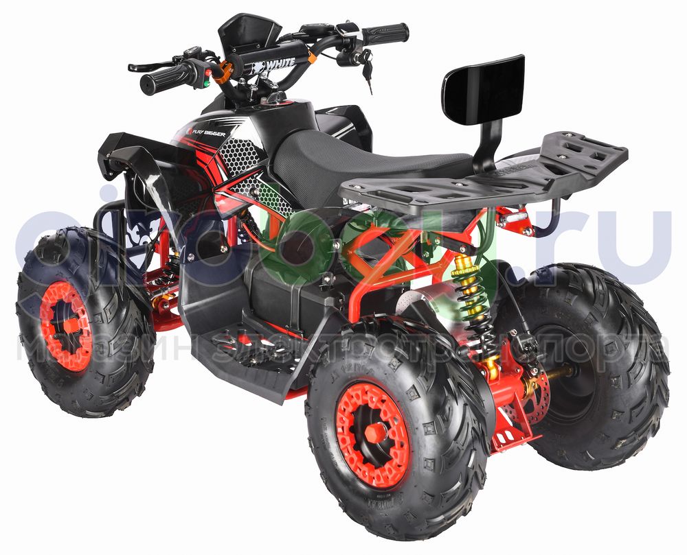 Электроквадроцикл WHITE SIBERIA SNEG R 1500w (48V/12Ah 0.15) 0.2 фото 7 фото №9