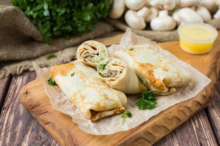 Блины с курицей и сыром 500 г