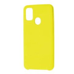 Силиконовый чехол Silicone Cover для Samsung Galaxy А21s (Желтый)