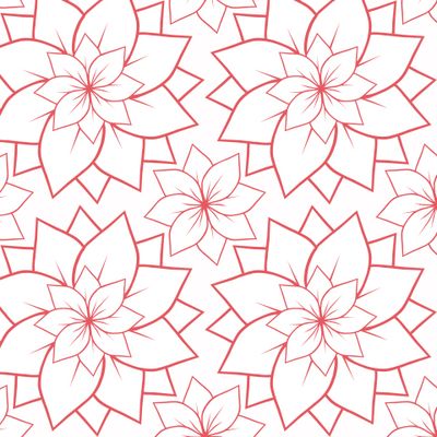 Нежные контуры цветов