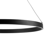 748037 Люстра SATURNO LED 48W 3500LM 70G ЧЕРНЫЙ 3000-6000K