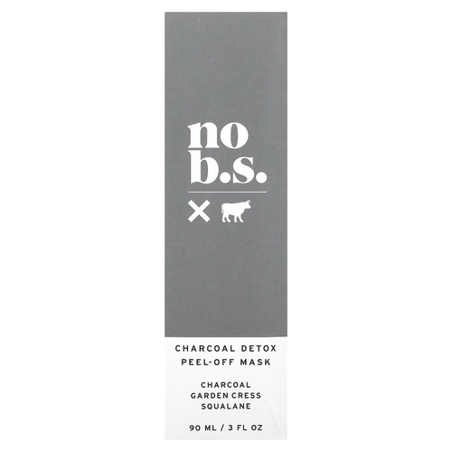 No BS Skincare, отшелушивающая маска для лица с древесным углем, детоксикация, 90 мл (3 жидк. унции)