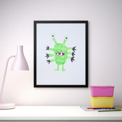 IKEA FISKBO  (ИКЕА ФИСКБО)  -  Рамка, черная, 40x50 см