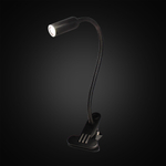 Citilux Ньютон CL803061N LED Лампа на прищепке с диммером Чёрная