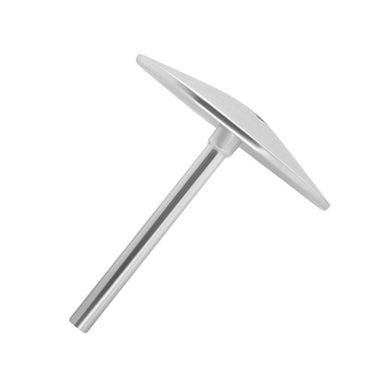 Диск металлический педикюрный зонтик PODODISC STALEKS PRO L в комплекте с сменным файлом-кольцом 180 грит 5 шт (25 мм)