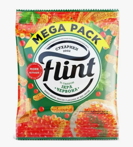 СУХАРИКИ FLINT КРАСНАЯ ИКРА 190ГР