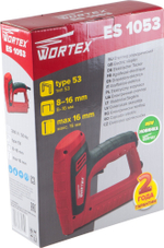 Скобогвоздезабивной пистолет Wortex Пистолет скобозабивной WORTEX ES 1053 (ES105300011) красный