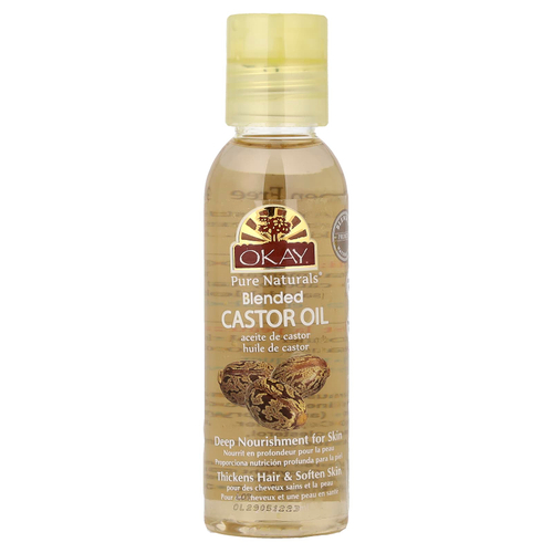 Okay Pure Naturals, Смешанное касторовое масло, 59 мл (2 жидк. унц.)