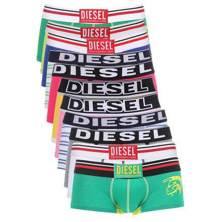 Мужские трусы боксеры произвольные цвета набор 4 в1 Diesel Dis52482