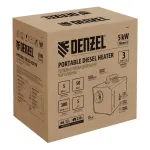 Дизельная тепловая портативная пушка Flame-5, 5кВт Denzel