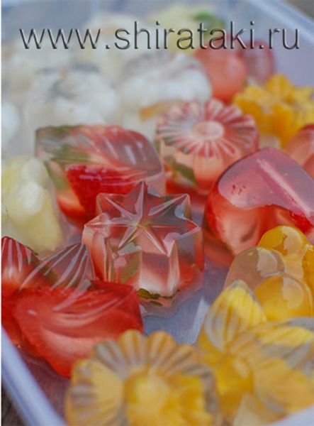 Желе из муки коньяку