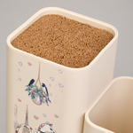 Набор кухонный: подставка для ножей, доска разделочная "Парижские коты"